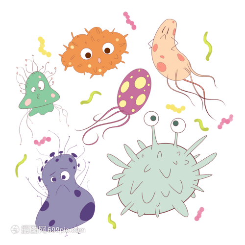 彩色的微生物細(xì)胞 微觀世界里的絢爛生命