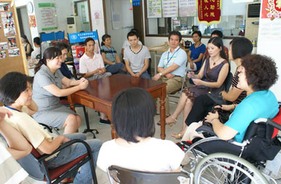 深圳殘疾人心理咨詢輔導(dǎo)站走進(jìn)福田沙頭職康，為殘障人士點(diǎn)亮“心”光